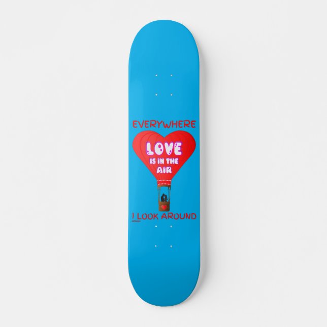 SKATE O AMOR ESTÁ NO AR EM TODOS OS LUGARES QUE EU VEJO (Frente)
