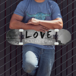 Skate O amor SlipperyJoe não tem cor raça tom de pele li