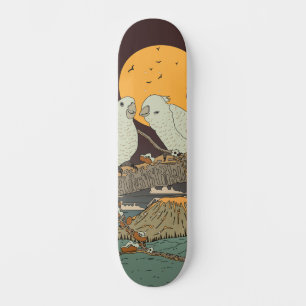 Skate O chilrear de pequenos pássaros
