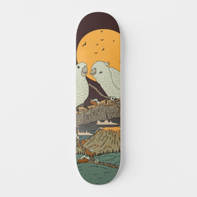 Skate O chilrear de pequenos pássaros (Frente)
