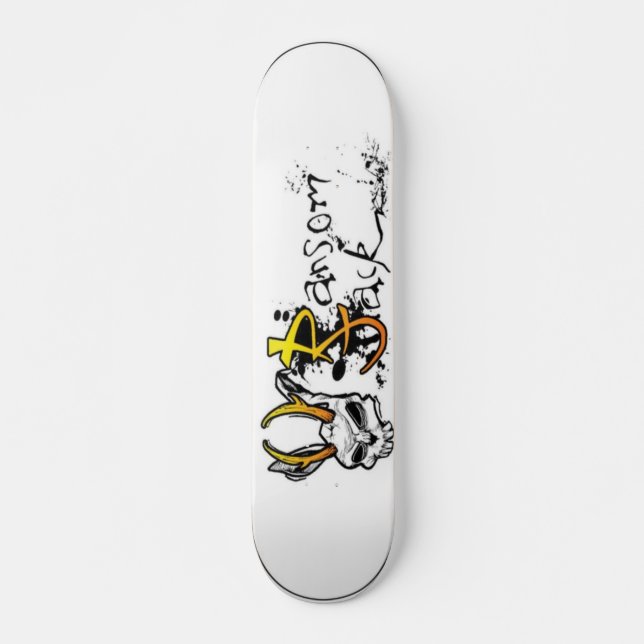 Skate o conselho branco do jaque do resgate (Frente)