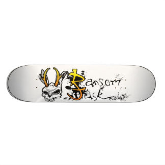 Skate o conselho branco do jaque do resgate