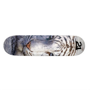 Skate O conselho branco do tigre