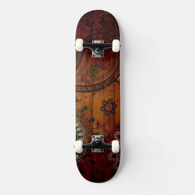 Skate O conselho de madeira com design criativo (Frente)