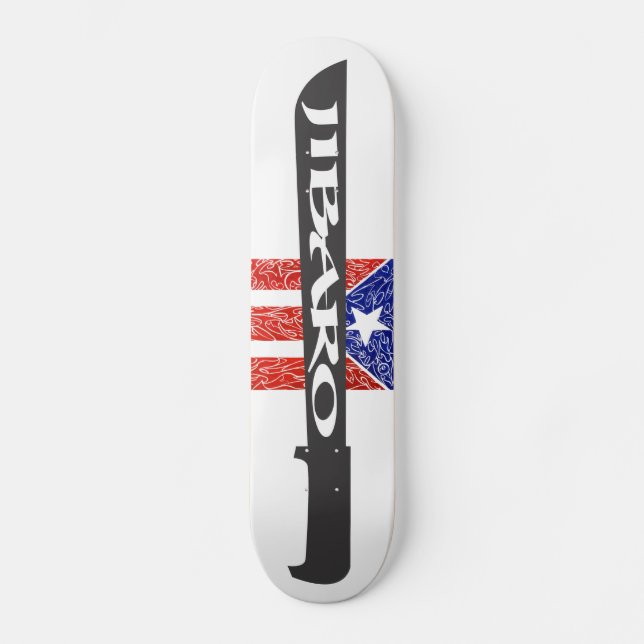 Skate O conselho de Orgullo Boriqua SK8 (Frente)