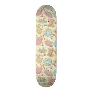 Skate O desenho da mão torna côncavas silhuetas