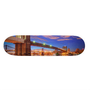 Skate O East River, ponte de Brooklyn, Manhattan