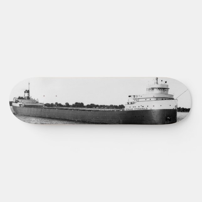 Skate O Edmund Fitzgerald com Nomes da Tripulação (Horz)