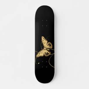 Skate o efeito borboleta preto