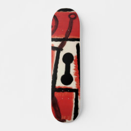 Skate O ferreiro de Paul Klee - Arte Legal Vintage Abstr