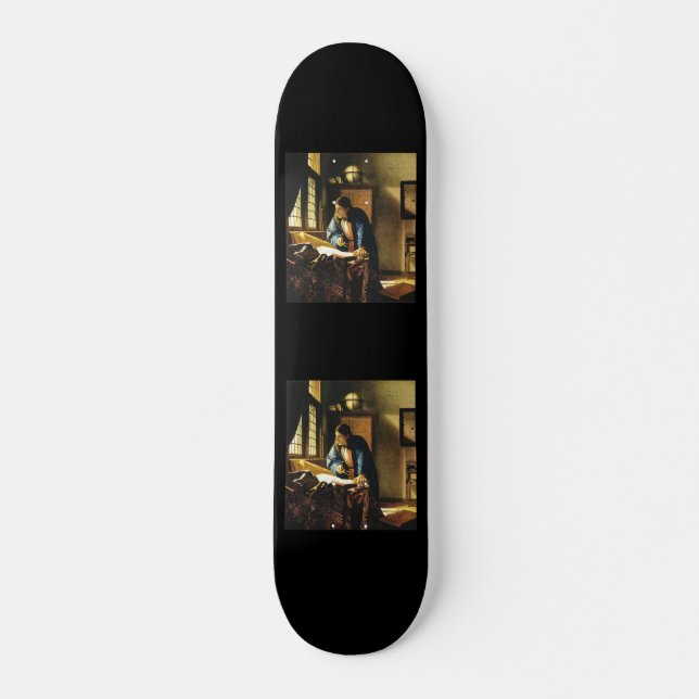 Skate O geógrafo de Johannes Vermeer (cerca de 1669) (Frente)