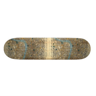 Skate O mapa novo de Smith de Londres 1860