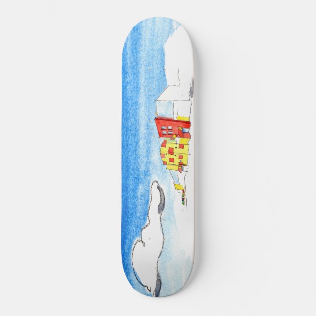 Skate O museu das crianças vermelhas grandes do @DuPage (Frente)