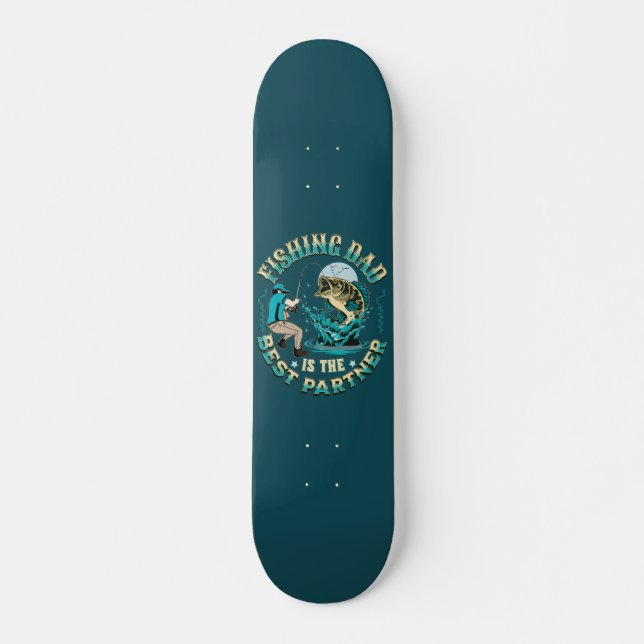 Skate O Pai De Pesca É O Melhor Parceiro (Frente)