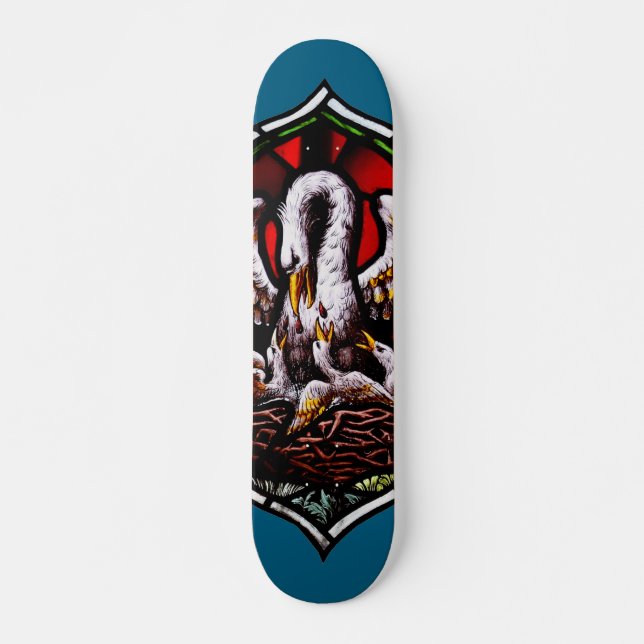 Skate O Pelicano como símbolo cristão (Frente)