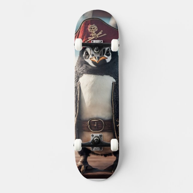 Skate O Pirata do Pinguim (Frente)