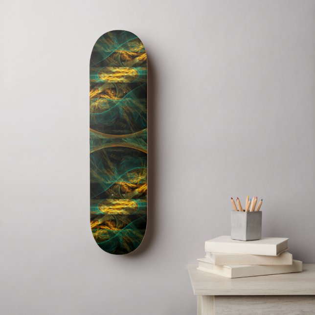 Skate O Quadro de Arte Abstrato da Selva (Arte de parede)