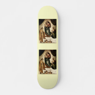 Skate O "Sistine clássico Madonna" de Raphael (cerca de