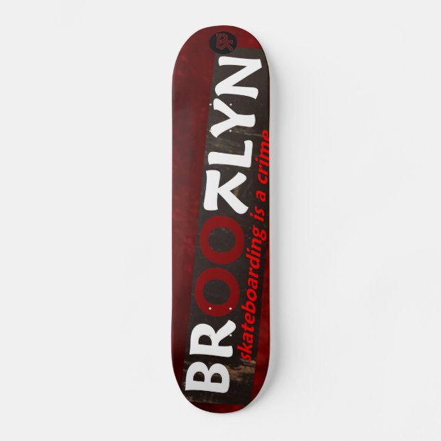Skate O Skateboarding de BROOTLYN É um crime (Frente)