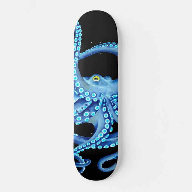 Skate Octopus preto (Frente)