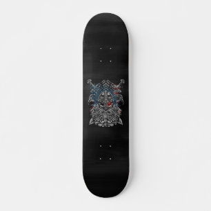 Skate Odin ravens e espadas Viking Mythology bandeira do