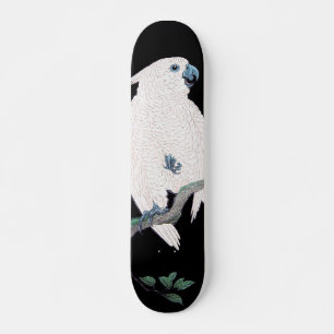 Skate Ohara Shoson Cockatoo e Pomegranate bird ukiyo-e