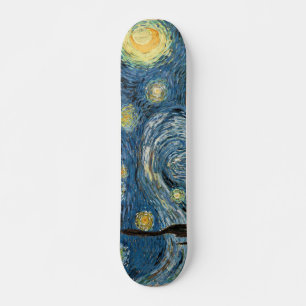 Skate Oldschool da noite estrelado de Van Gogh