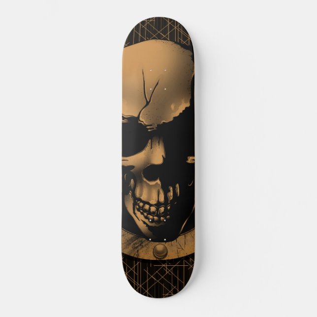 Skate Olhando para você Skull (Frente)