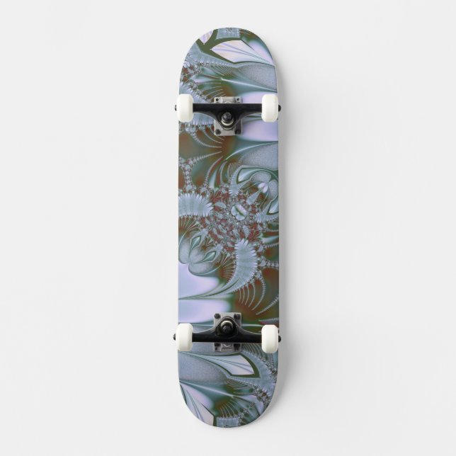 Skate Olhar de Seda Azul Bonito (Frente)