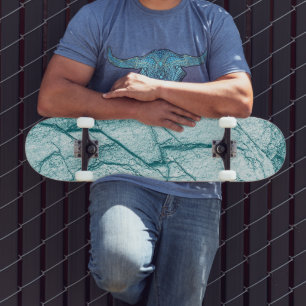 Skate Olhar do Mármaco Turquesa Escuro