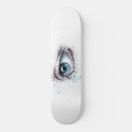 Skate Olhos Azuis em Choro (tristeza, simpatia e depress