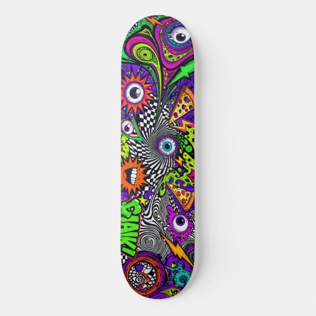 Skate Olhos LOUCOS (Frente)