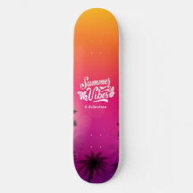 Ombre Tropical Summer Vibe Nome Personalizado