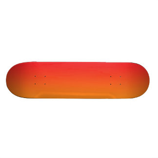 Skate Ombre vermelho e alaranjado