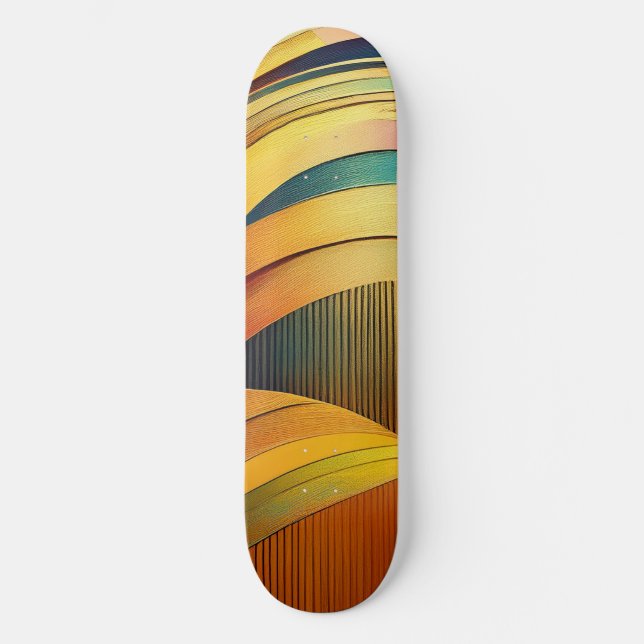 Skate Onda arco-íris (Frente)