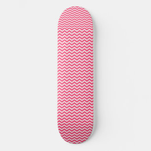 Skate Onda de Padrão Rosa