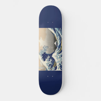 Skate onda de pintura de trabalho de arte japonês,