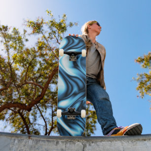 Skate Onda de Seda Azul