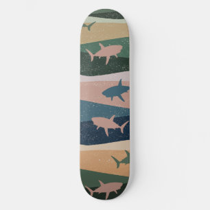 SKATE ONDA DE TUBARÃO VINTAGE 