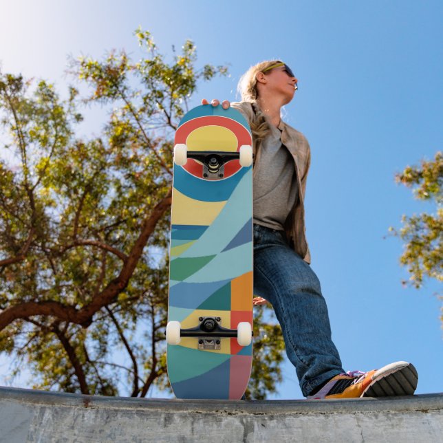 Skate Onda do Oceano ao Nascer do Sol (Ao ar livre 1)