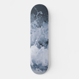 Skate Onda do Oceano Salpico Closeup 1