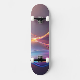 Skate Ondas Abstratas de Gradiente Radiante