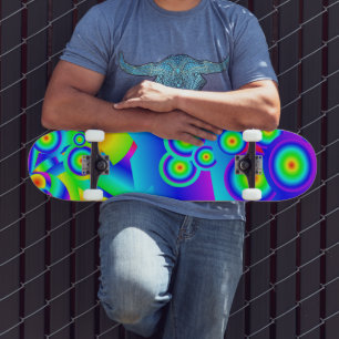 Skate Ondas abstratas do oceano