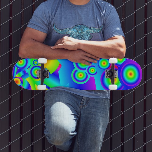 Skate Ondas abstratas do oceano (Ao ar livre 3)