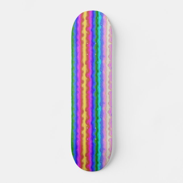 Skate Ondas de cor (Frente)