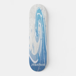 SKATE ONDAS DE SURF AZUL