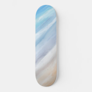 Skate Ondas Rebeldes Em Um Dia Sunny Na Praia