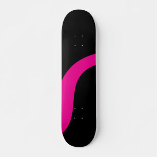 Skate Ondas simples 3 em magenta e preto