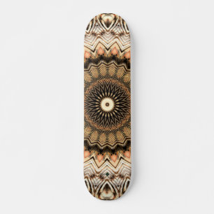 Skate Ondulações Douradas Mandala 2
