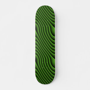 Skate ondulado hipnótico das Linhas Verdes